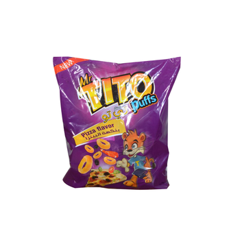 Mr.Tito Pizza Flavor Corn Puffs 80x18g