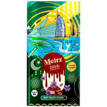 Meltz Dubai Chocolate Date Saffron Knafeh 192g