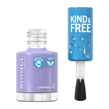 Rimmel KIND And FREE Lavender Light Nail Polish 8ml