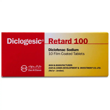 Dar Al Dawa Diclogesic Diclofenac Sodium Tablets 100mg 28x10 Tablets