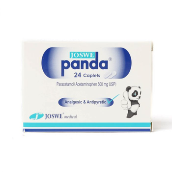 JOSWE Panda Paracetamol Caplets 24x500mg