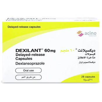 Acino Dexilant 60mg Delayed-Release Capsules 28 Count