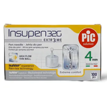 PIC Insupen 32G Pen Needles 100 Pieces