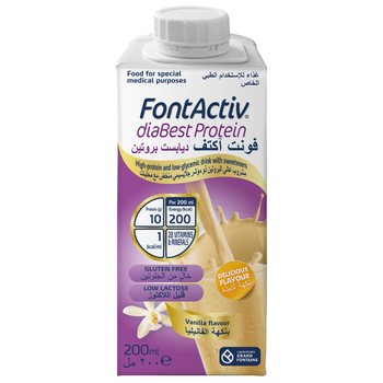 FontActiv diaBest Vanilla Protein Drink 200ml