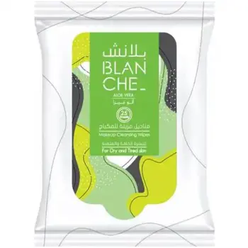 Blanche Aloe Vera Makeup Remover Wipes 25 Sheets