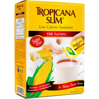 Tropicana Slim Low Calorie Sweetener 100Packets