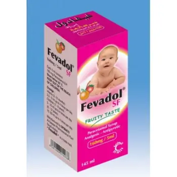 Fevadol SF Fruity Paracetamol Syrup 145Ml