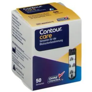 Contour Care Blood Glucose Strips 50 Strips