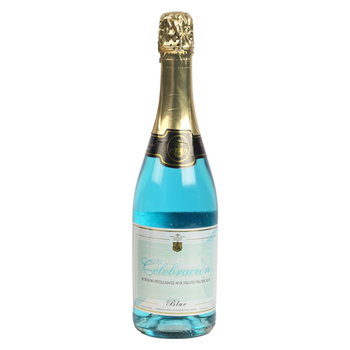 لو سيليبراسيون مشروب أزرق فوار خالي من الكحول 75 سنتيلتر