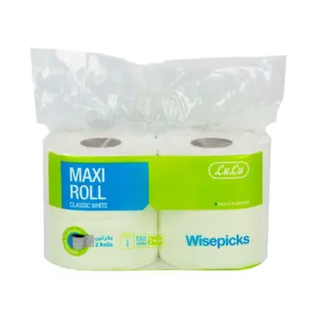 لولو وايز بيكس ماكسي رول أبيض كلاسيكي طبقة واحدة 150متر