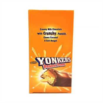 Yonkers Peanut Power Milk Chocolate Bars 12x28g