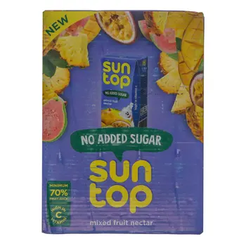 Suntop Mixed Fruit Nectar No Added Sugar 18x125ml