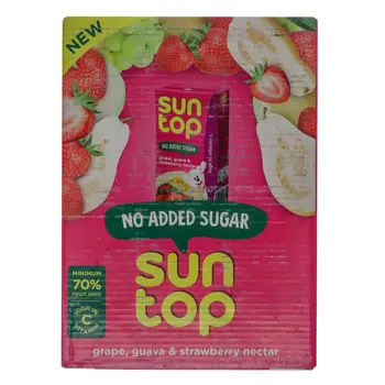 Suntop Grape Guava Strawberry Nectar 18x125ml