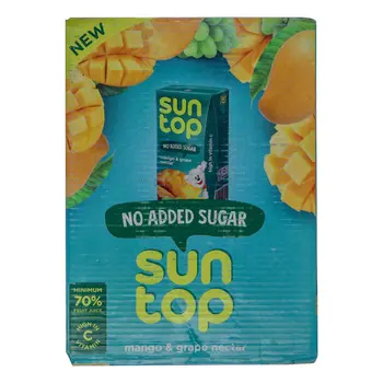 Suntop Mango & Grape Nectar No Added Sugar 18x125ml
