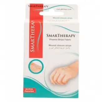 Smart Therapy Pharma Fabric Wound Closure Strips 28 Pieces