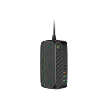 موج ماكس توصيلة كهرباء خمسة منافذ تدعم الشحن السريع 1قطعة