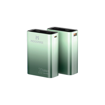 موج ماكس باور بانك مارفيلو 22.5 وات بقوة 20 الف ملي امبير لون اخضر 1قطعة