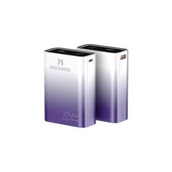 موج ماكس باور بانك مارفيلو 22.5 وات بقوة 20 الف لون موف 1قطعة