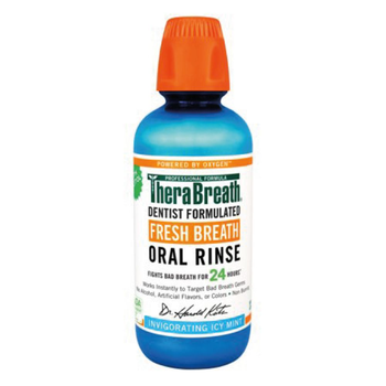 TheraBreath Ice Mint Oral Rinse 437Ml