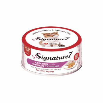 سيقنتشر7 طعام رطب للقطط الدجاج واليقطين 70 جرام