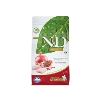 Farmina N&D Prime Chicken & Pomegranate Grain-Free Kitten Food 1.5kg