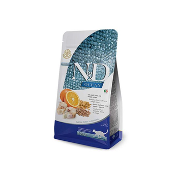 Farmina N&D Ocean Codfish & Orange Grain-Free Dry Cat Food 1.5kg