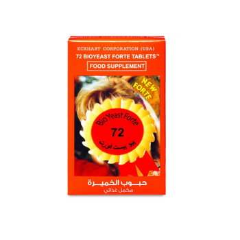 Eckhart Bioyeast Forte Food Supplement Tablets 72 Count