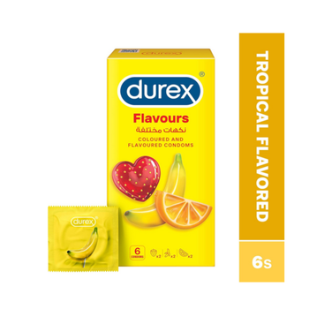 Durex Tropical Flavours Condoms 6 Pieces