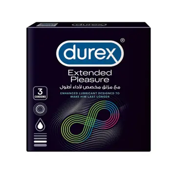 Durex Extended Pleasure Condoms 3 Pieces
