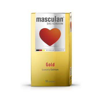 Masculan Gold Luxury Edition Condoms 10 Pieces