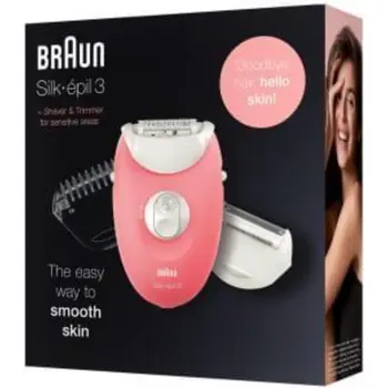 Braun Silk·épil 3 Pink Shaver & Trimmer