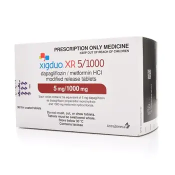 AstraZeneca Xigduo Tablets 5mg/1000mg 56 Count