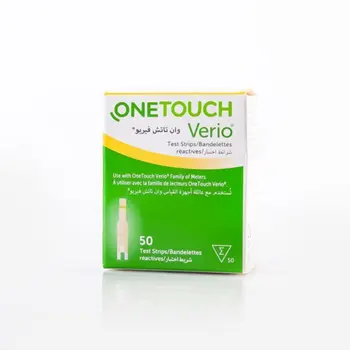 وان تاتش فيريو شرائط فحص السكر 50قطعة