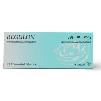Regulon Ethinylestradiol Desogestrel Tablets 21 Pack