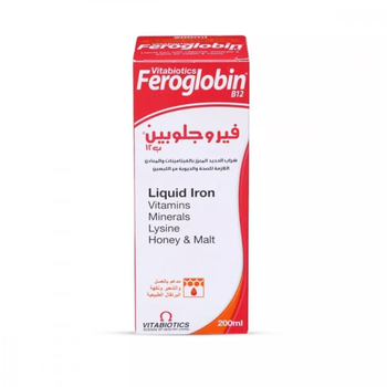 Vitabiotics Feroglobin Liquid Iron Syrup 200ml