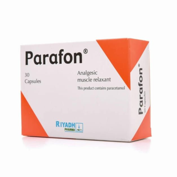 Riyadh Pharma Parafon Analgesic Muscle Relaxant 30Capsules