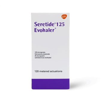 GSK Evohaler Seretide 25/125mcg 120 Actuations