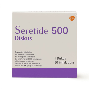 GSK Seretide Diskus 500 Mcg 60 Inhalations