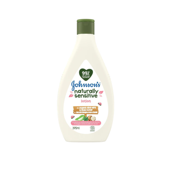 Johnson's Naturally Sensitive Aloe & Shea Lotion 395ml