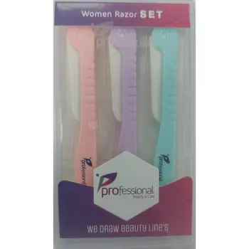 بروفيشنال شفرات حلاقة نسائية 3 حبات داخل صندوق
