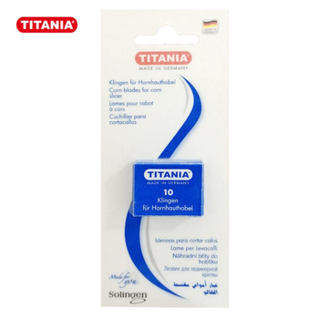 Titania Foot Razor Refill 10 Pieces