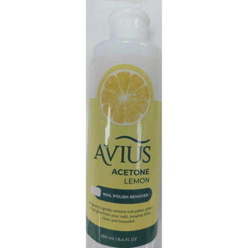 AVIUS Acetone Lemon Nail Polish Remover 250ml