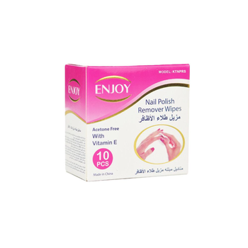 انجوى مناديل مبللة لازالة طلاء الاظافر10حبة