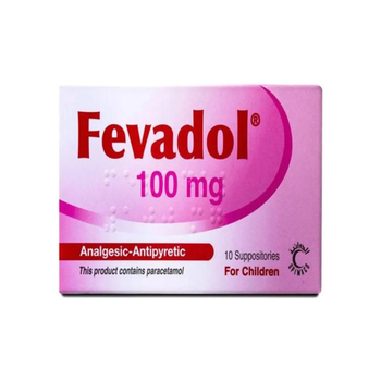 Fevadol Children's Suppositories 10x100mg
