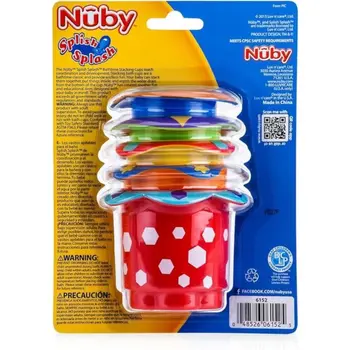 Nuby Splish Splash Bathtime Fun Cup Red