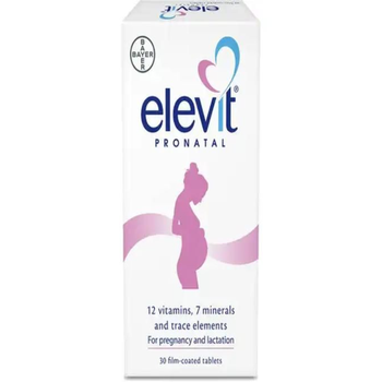 Bayer Elevit Pronatal Tablets for Pregnant Women 30 Count