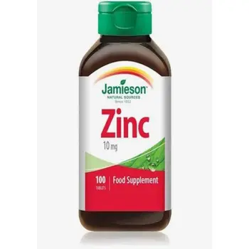 Jamieson Zinc 10mg Food Supplement Tablets 100 Count