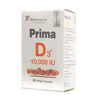JP Nutraceuticals Prima D3 10000IU Softgel 30 Capsules