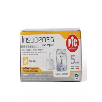 Pic Insupen Pen Needles 5mm 100 Pieces
