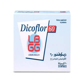 Dicoflor Probiotic Dietary Supplement 30 Capsules
